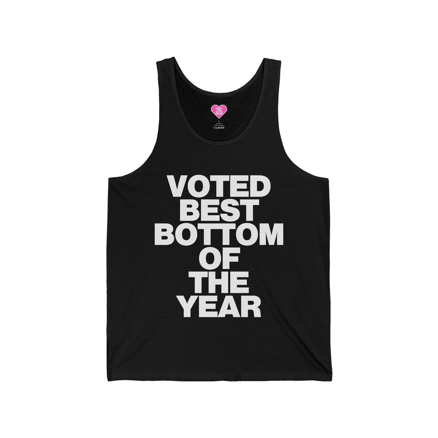 VOTED BEST BOTTOM OF THE YEAR TANK